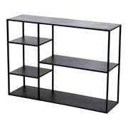 Mensola autoportante 120 x 35 x 87,5 cm metallo nero 03_0006952