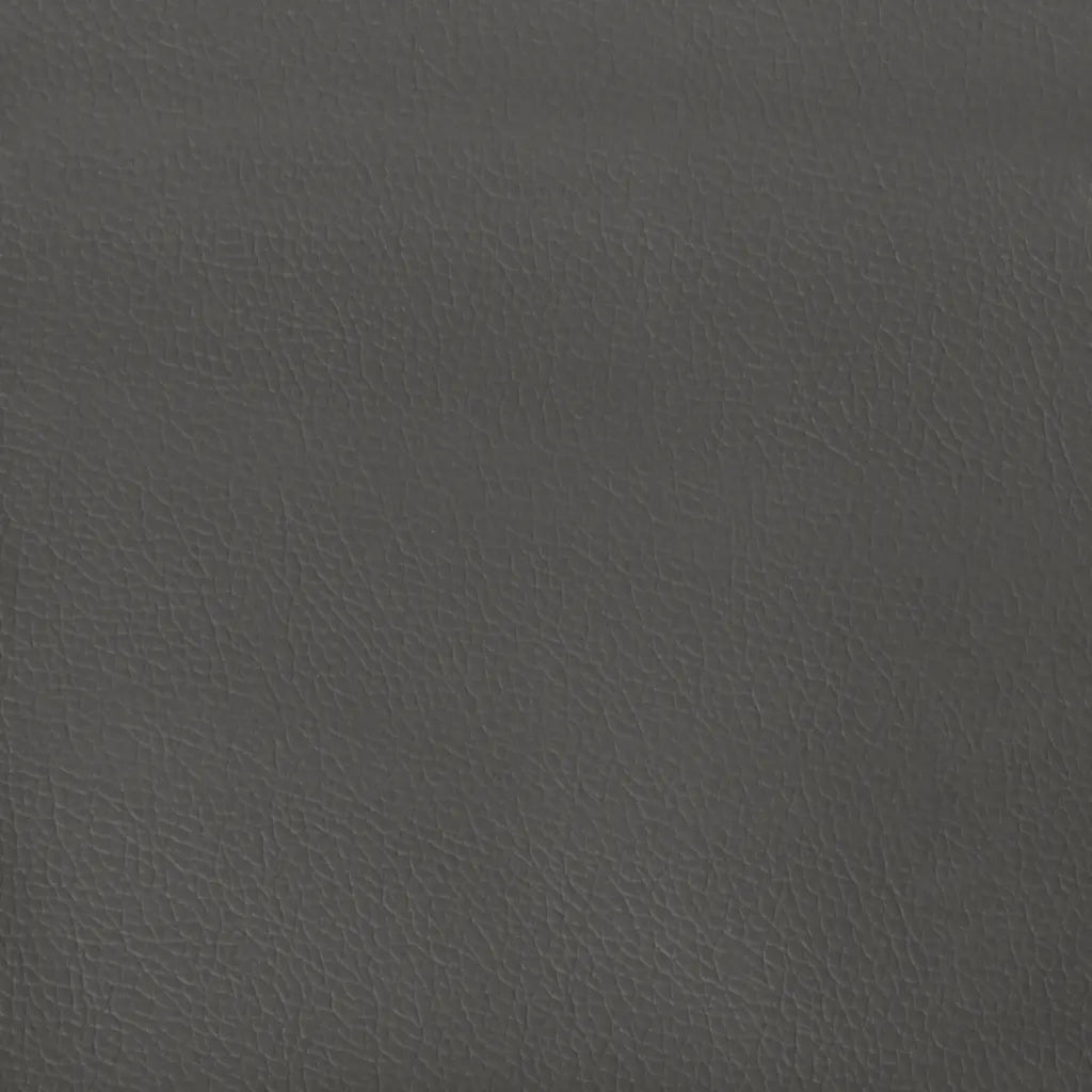 Giroletto a Molle con Materasso-Struttura Letto Grgio 80x200 cm in Similpelle 165502