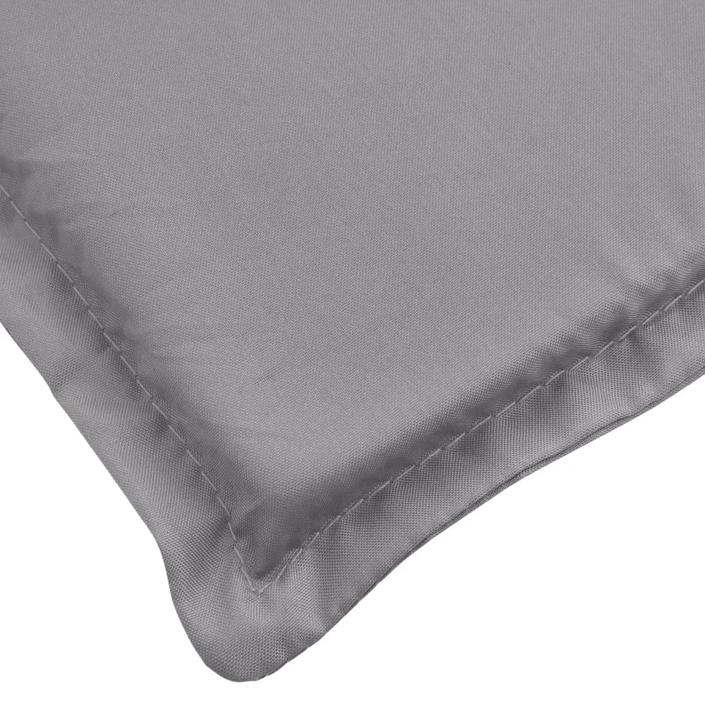Cuscino per Lettino Grigio 200x60x3 cm in Tessuto Oxford 314204