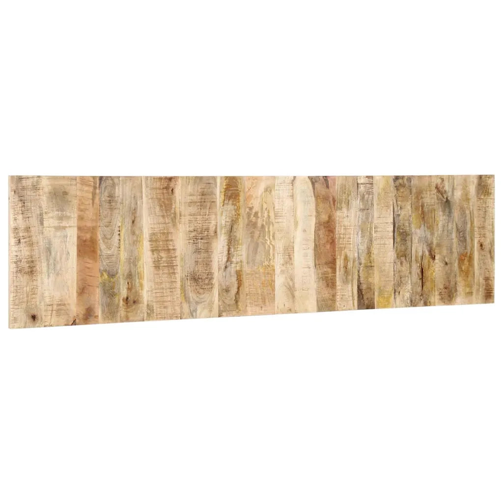 Testiera 200 cm in Legno Massello di Mango Grezzo