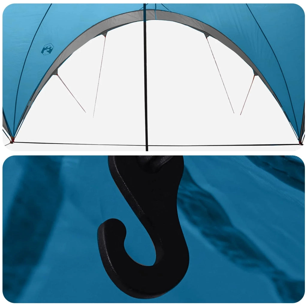 Tenda Party Blu 400 x 400 x 320 cm Poliestere e Acciaio 42028616