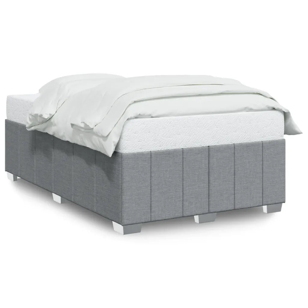 Giroletto senza Materasso Grigio Chiaro 120x190 cm in Tessuto 3284818