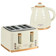 Set Tostapane e Bollitore 2in1 ¨C Xylo ¨C 7 Livelli Doratura, Scongelamento, Beige