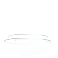 Staffe telo per rimorchi leggeri e carrelli appendice, 2 barre allungabili 100-145cm, in alluminio