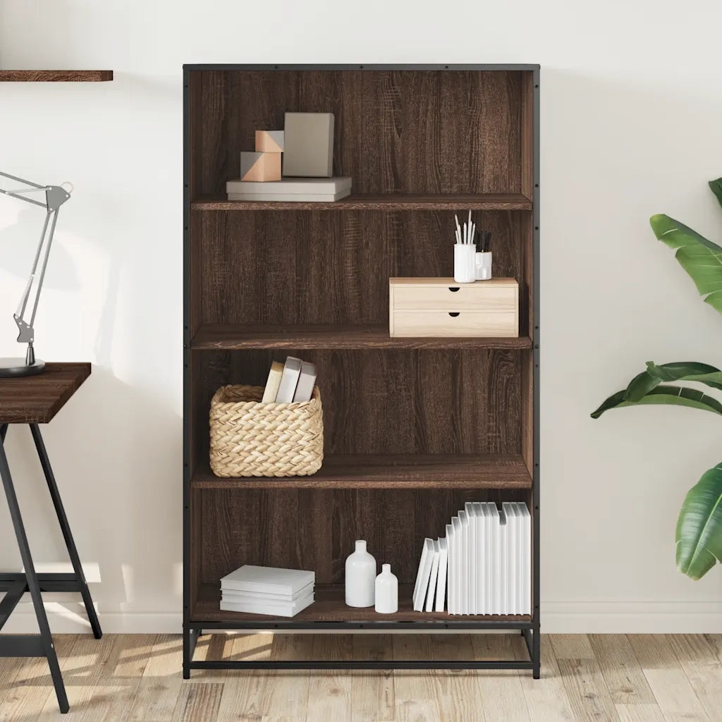 Libreria Rovere Marrone 80,5x35x139 cm in Truciolato 3300849