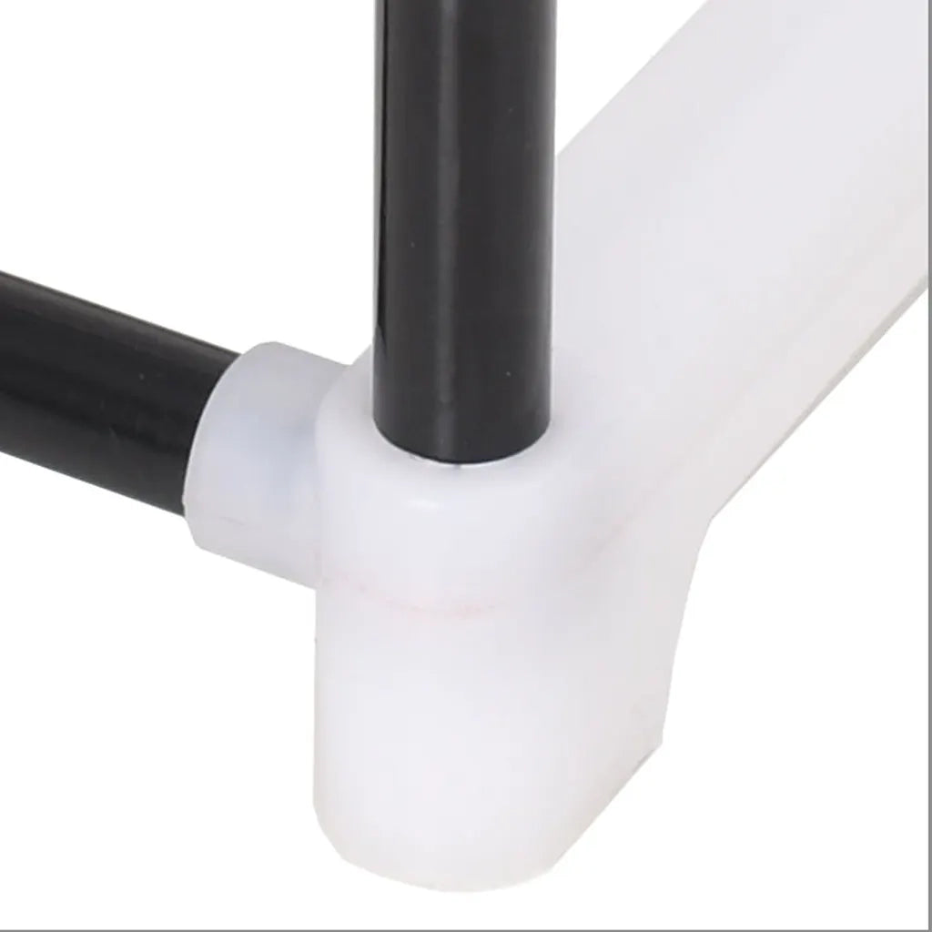 Scarpiera con 4 Ripiani in Metallo e Plastica Nero cod mxl 48724