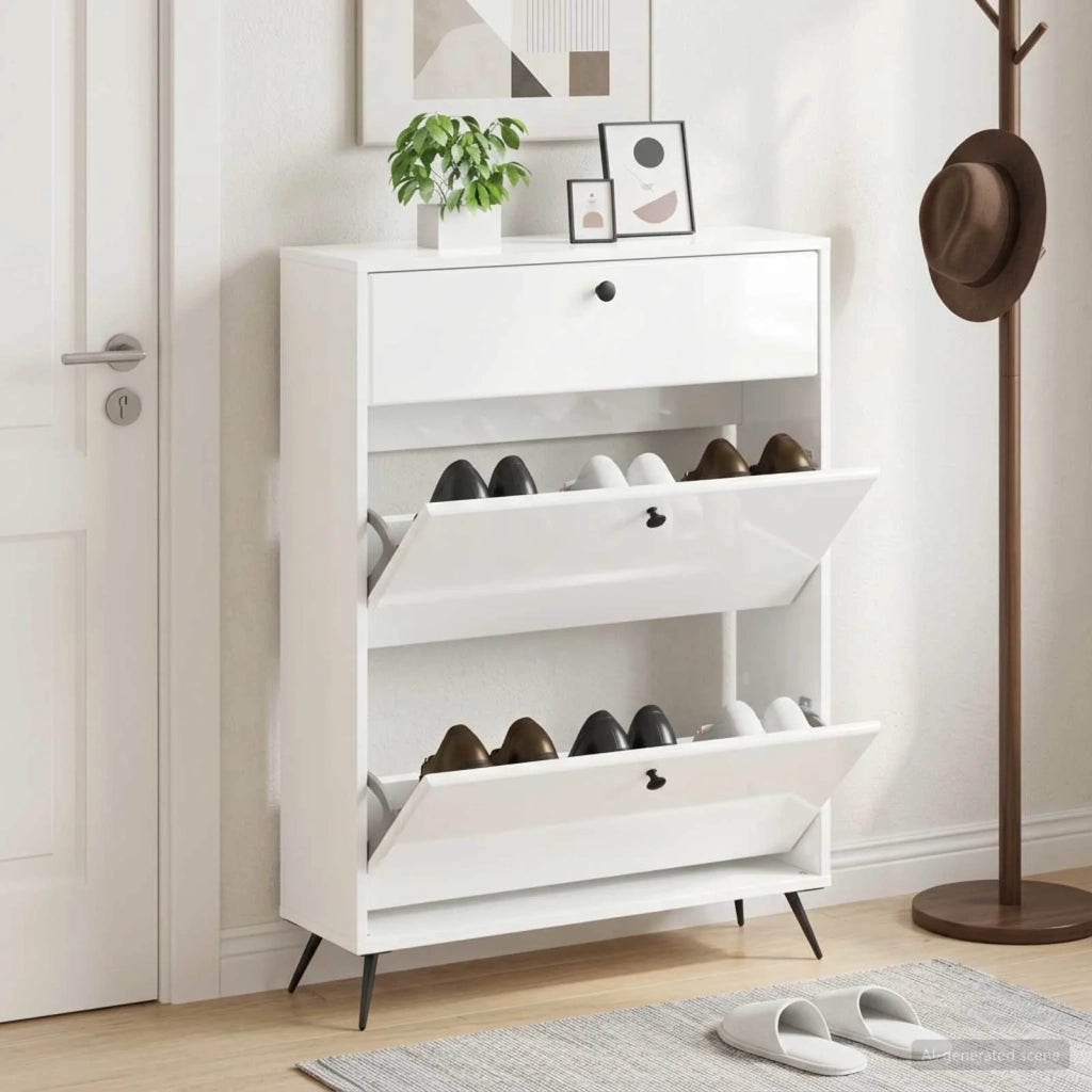Mobile per scarpe BREDA 78 x 24 x 103 cm Legno ingegnerizzato 897539