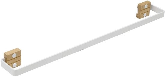 Asciugamani appesi al muro - Asciugamani appesi per la stanza da bagno - 40cm - Bianco