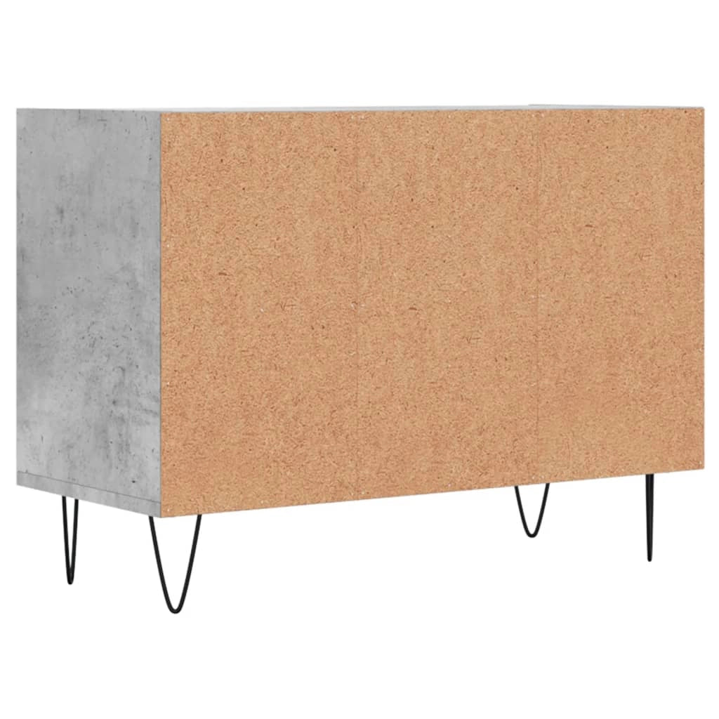 Mobile TV multimediale scaffale TV credenza mobile TV sala da pranzo soggiorno camera da letto 69,5 x 30 x 50 cm legno ingegnerizzato grigio 02_0026170