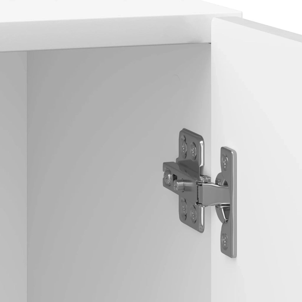 Armadio da Notte 2 pcs Bianco Lucido 43 x 34,5 x 50 cm 894574