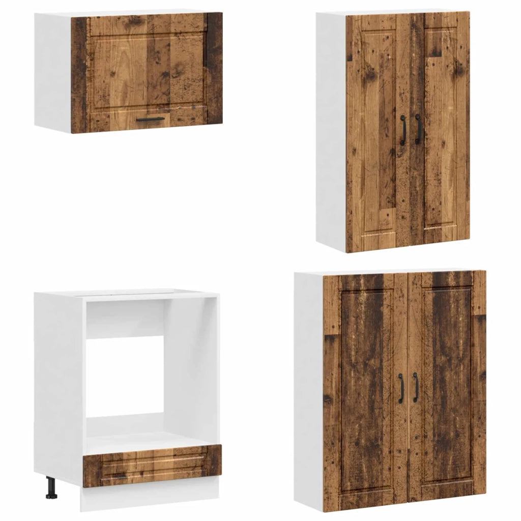 Unità Cucina PORTO 8 pcs Legno antico Legno ingegnerizzato 3438171