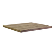 Top tavolo resina per esterno naturale quadro cm 80x80h3