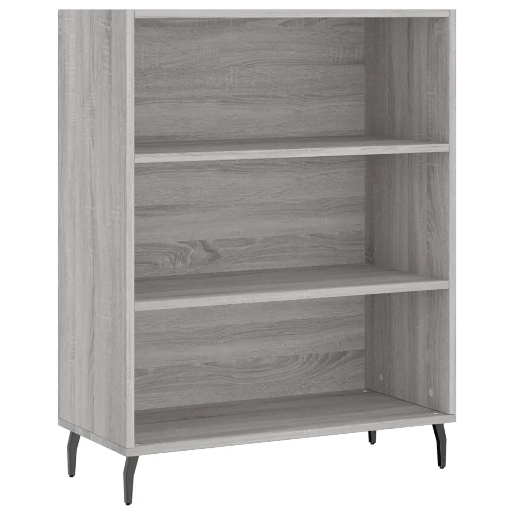 Credenza Grigio Sonoma 69,5x34x180 cm in Legno Multistrato 3198743