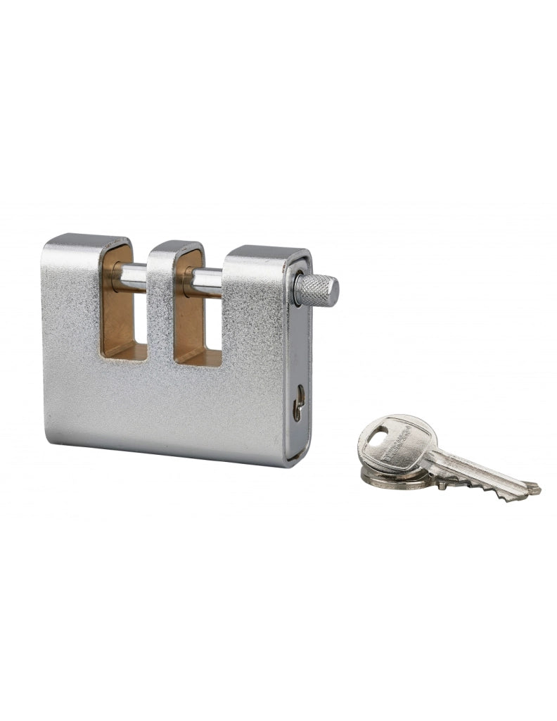 Lucchetto LAND blindato 90 mm con doppio arco, 3 chiavi – THIRARD