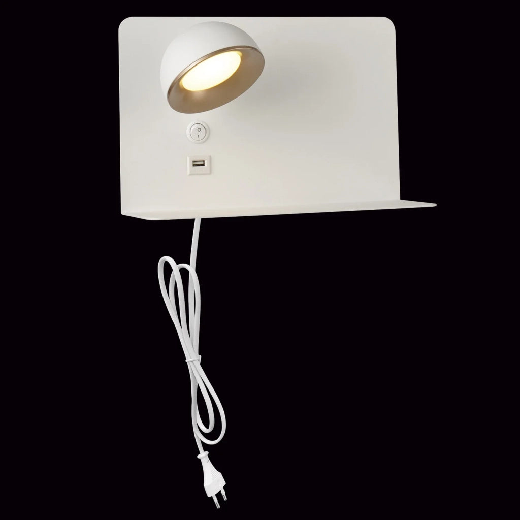 LÚZETE - LUCE DA PARETE LED 5W 4000K BIANCO OCÉANE