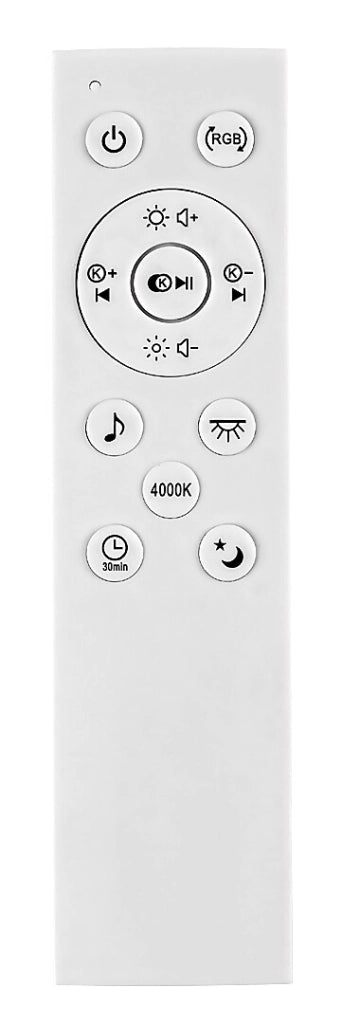 Plafoniera LED RGB Bluetooth 18W 36,5cm bianca Rabalux