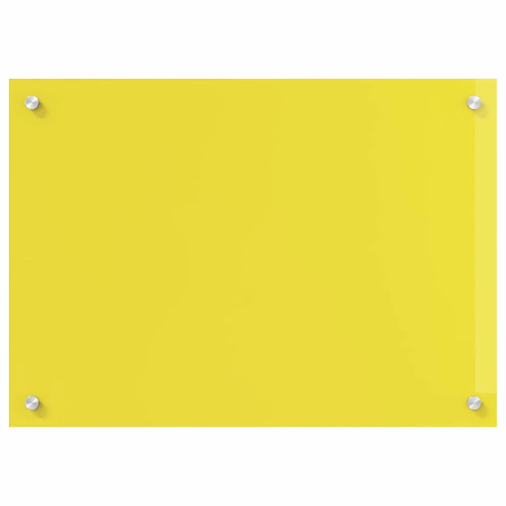 Schienale da cucina Giallo 70 x 50 cm vetro temperato 42001251