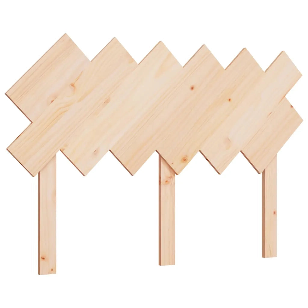 Testiera per Letto 122,5x3x80,5 cm in Legno Massello di Pino 819210
