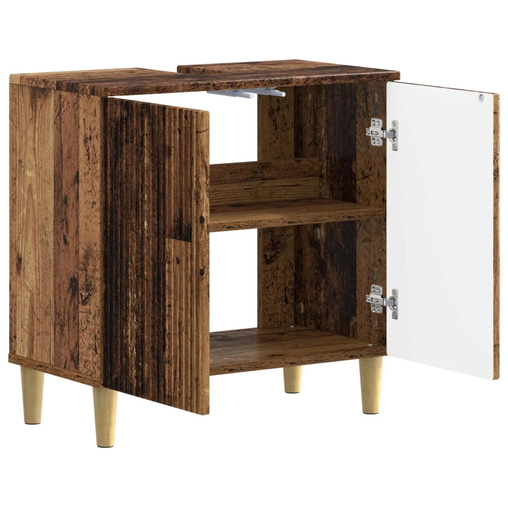 Armadio per Lavabo da Bagno ARNHEM Legno antico 896573