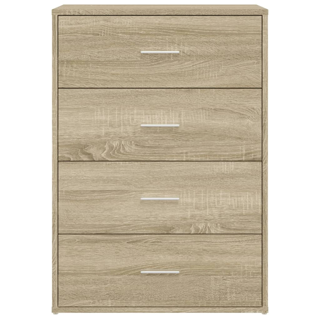 Buffet credenza cassettiera armadio mobile contenitore organizer cucina soggiorno rovere Sonoma 60 x 31 x 84 cm legno ingegnerizzato marrone 02_0031596