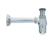 SIFONE A BOTTIGLIA IN OTTONE CROMATO  11/4 con canotto ø mm.30x200