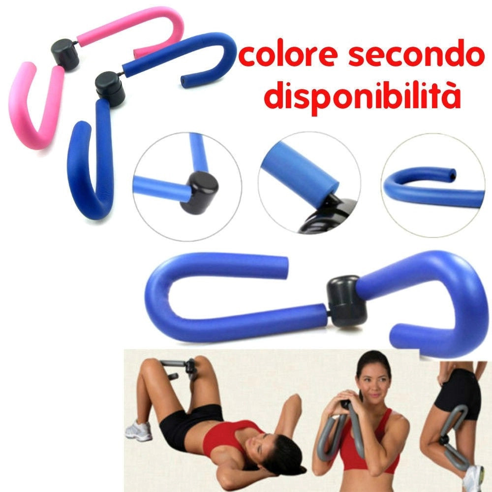 Trade Shop - Attrezzo Palestra Molla Per Allenamento Gambe Glutei Braccia Addominali Warmup -
