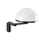 DOME Applique nera con braccio orientabile