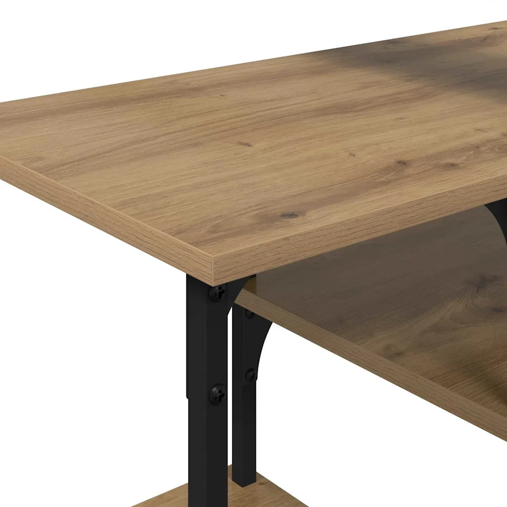Mobile TV-Credenza per TV-Console TV Rovere artigianale 102 x 35 x 45,5 cm