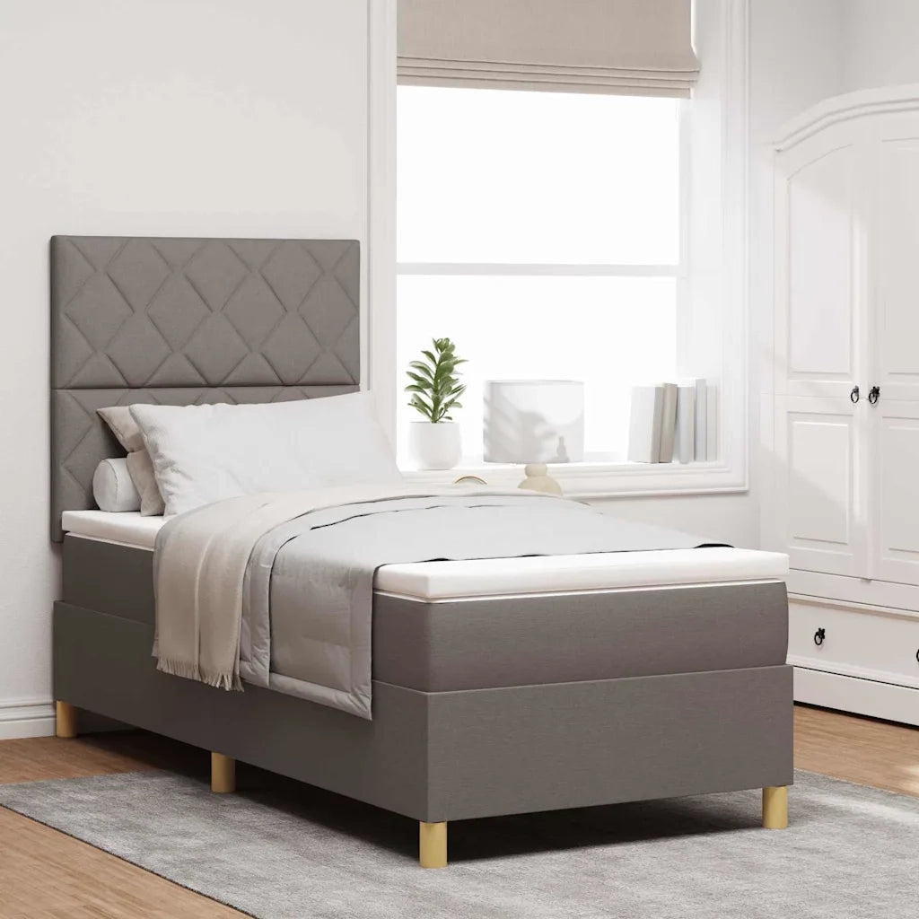Letto a molle con materasso Talpa 90 x 190 cm Tessuto 3339662