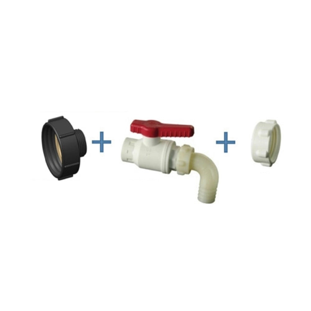 Set di collegamento a contenitori ibc con guarnizione in epdm