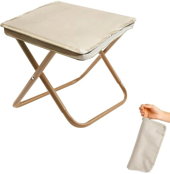 Sedia da Campeggio con Portata di 100kg - Pieghevole - Impermeabile - Dimensioni 26 x 23 x 27 cm - Leggera - Ideale per Giardino/Pesca/Strada - Sedia da Campo a Scomparsa