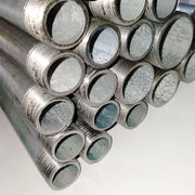Tubo in acciaio zincato barra da 6mt ( 2x3mt ) per condotte di acqua gas e aria, diametro 3/4