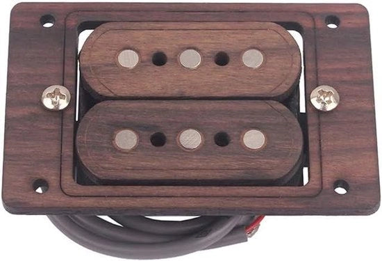 Humbucker per chitarra elettrica con bobina doppia - Scatola di sigaro - 3 corde