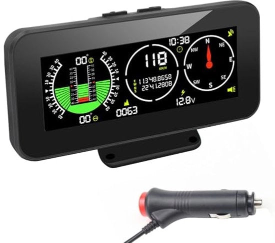 Sistema di Display in Testa per Auto con GPS e Allarme di Fatica - Multifunzione per Tracciamento Offroad