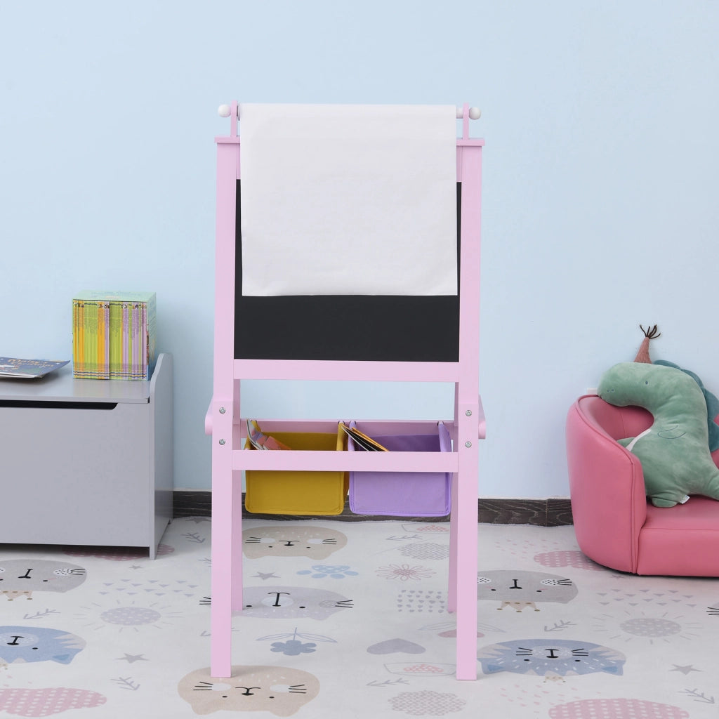 Tavolo da disegno bambini 3 in 1 ¨C zephmum ¨C rosa