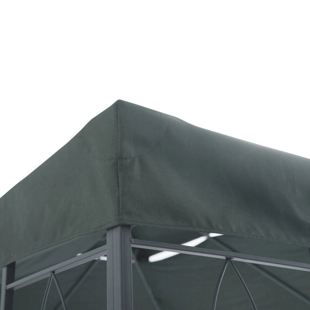 Copertura per Gazebo 4x3 m ¨C zephmum ¨C Grigio Antracite, Poliestere