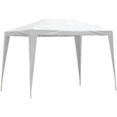 GAZEBO STANDARD PE DOMUS - ACCIAIO/PE BIANCO MT 3X2
