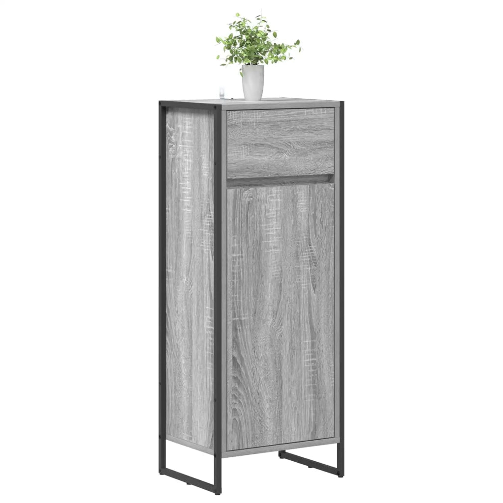 Mobile da Bagno con cassetto Grigio Sonoma 40 x 30 x 100 cm