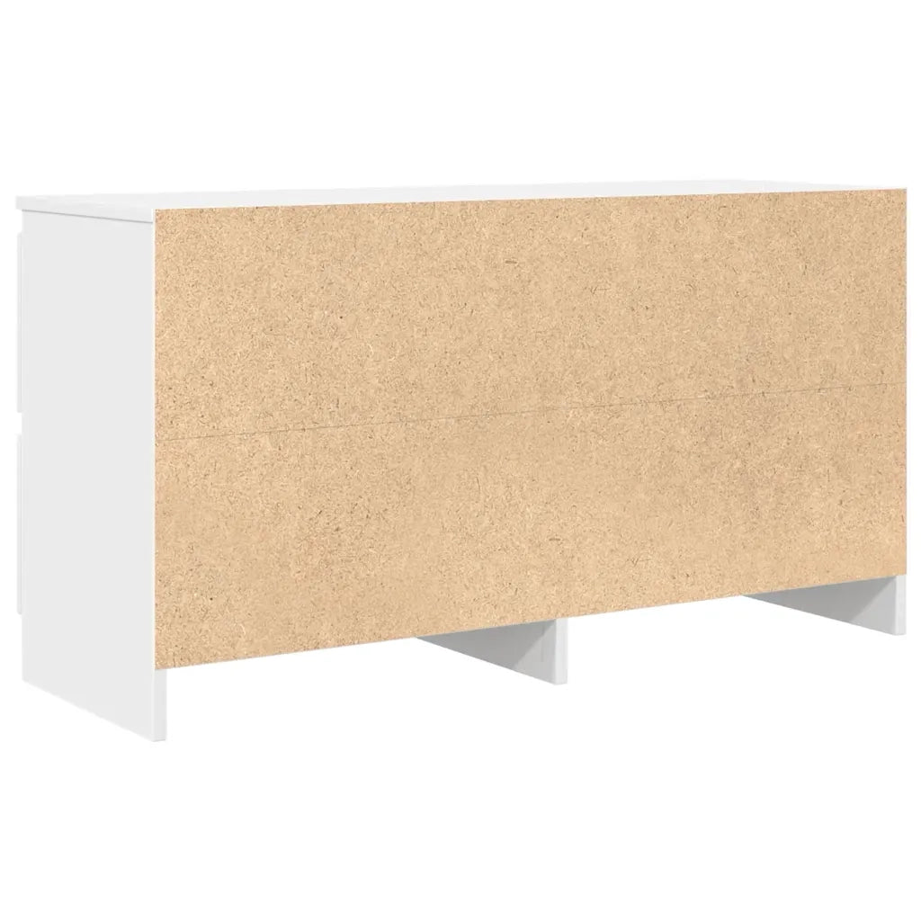Mobile Porta TV Bianco 100x35x54 cm in Legno Multistrato 861796
