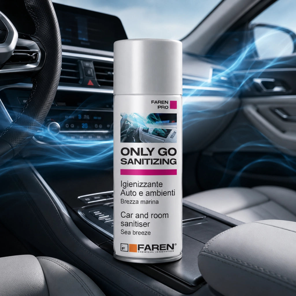 Faren only go sanitizing spray igienizzante per auto e ambienti 200 ml 12 pezzi