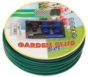 Tubo Retinato Pompa dell'Acqua da Giardino 15 Metri con Accessori Bauer