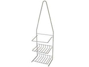 SUPPORTO A 2 PIANI PER DOCCIA ELLIPSE  cm.14x10x45    METALTEX