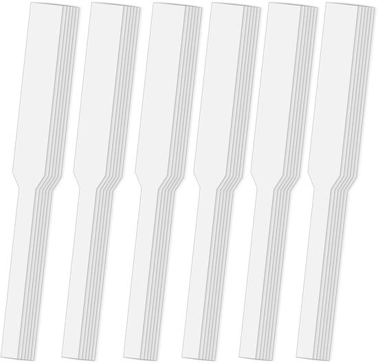 Strisce di Test di Profumo 600 pezzi - Strisce da Getto - Tester di Profumo - Carta - Terapia dell'Aromaterapia - Olii Essenziali - Formato rettangolare 13x1,2 cm - Strisce di Test di Profumo