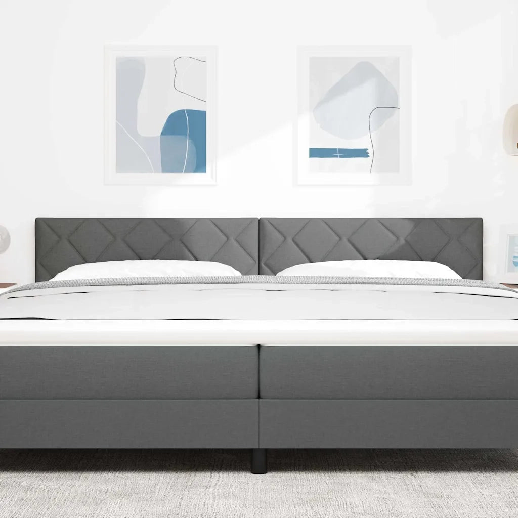 Testiera LED Grigio 200 cm Tessuto 3338253