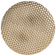 Decorazione da parete rotonda in metallo oro stile glamour