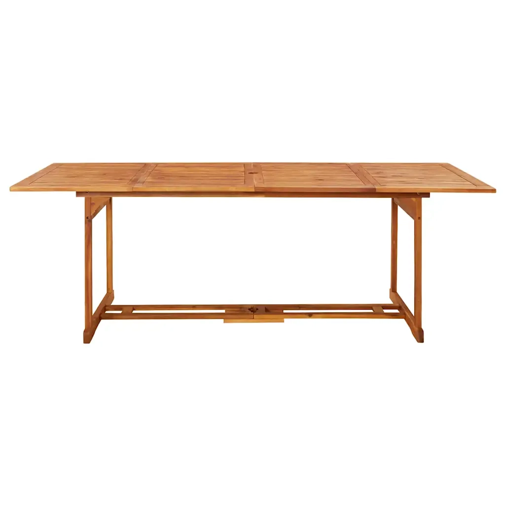 Set da Pranzo da Giardino 11 pz 220x90x75 cm Massello di Acacia 3086987