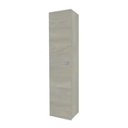 Colonna bagno sospesa 136h cm rovere grigio anta reversibile