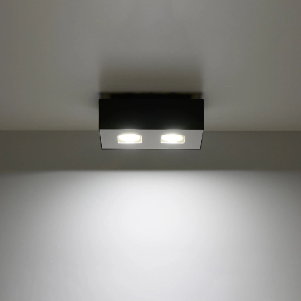 Lampada da soffitto MONO 2 nero