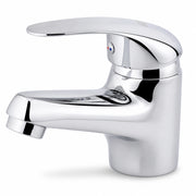 Rubinetto Miscelatore Lavabo Bagno Cromato Lucido Modello Bari Monocomando 52927