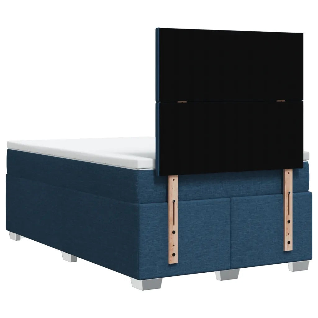 Giroletto a Molle con Materasso Blu 120x190 cm in Tessuto 3290426